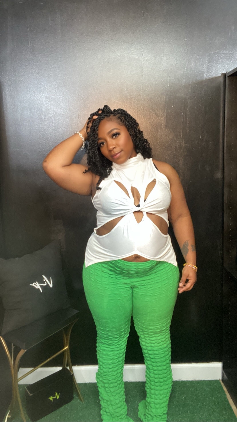 Honeycomb Flare pants