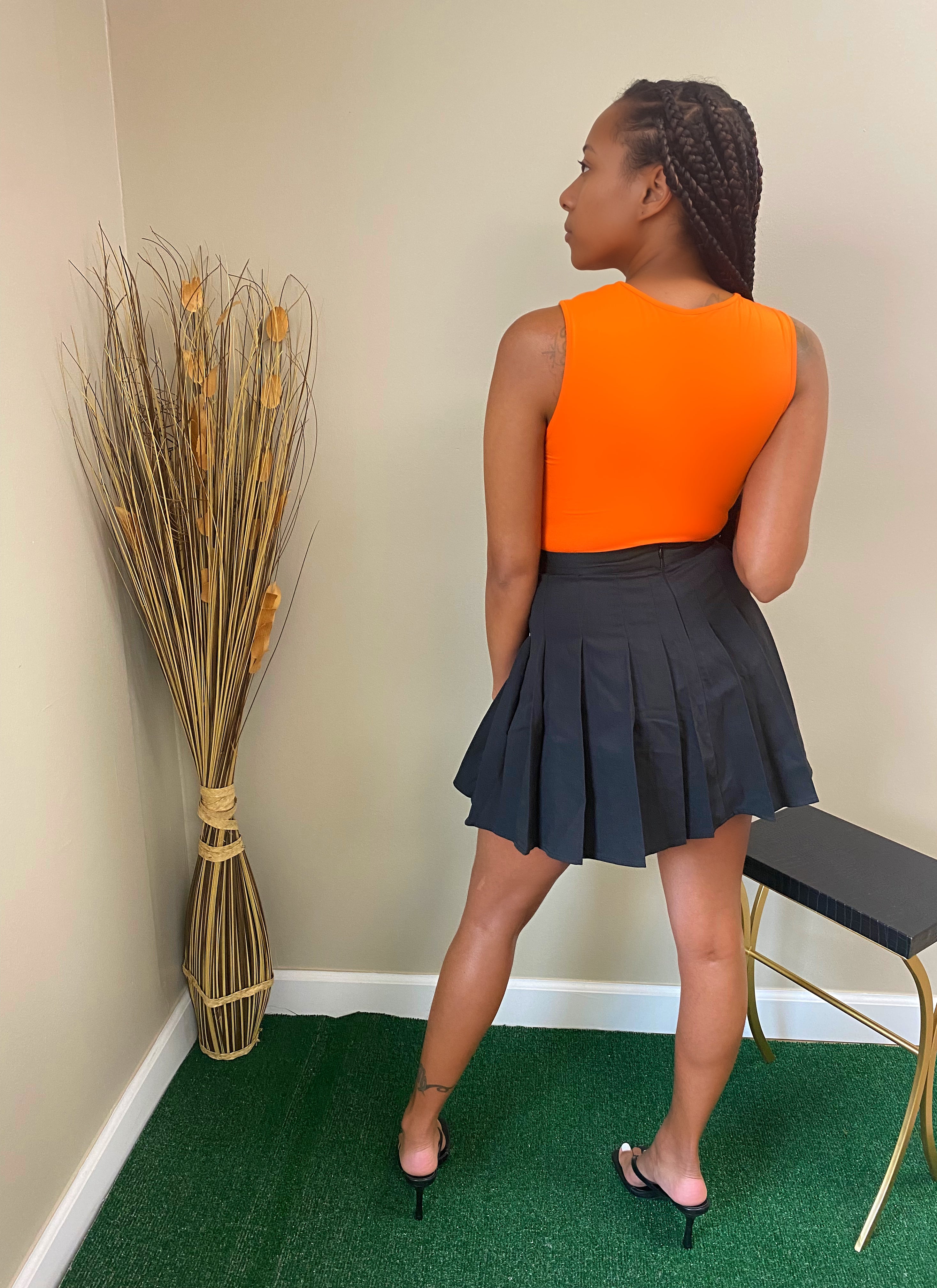 PICK  UP PLEATED SKIRT