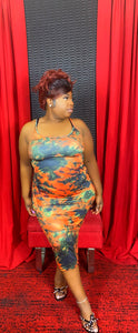 LIVING A DREAM TYE DYE DRESS