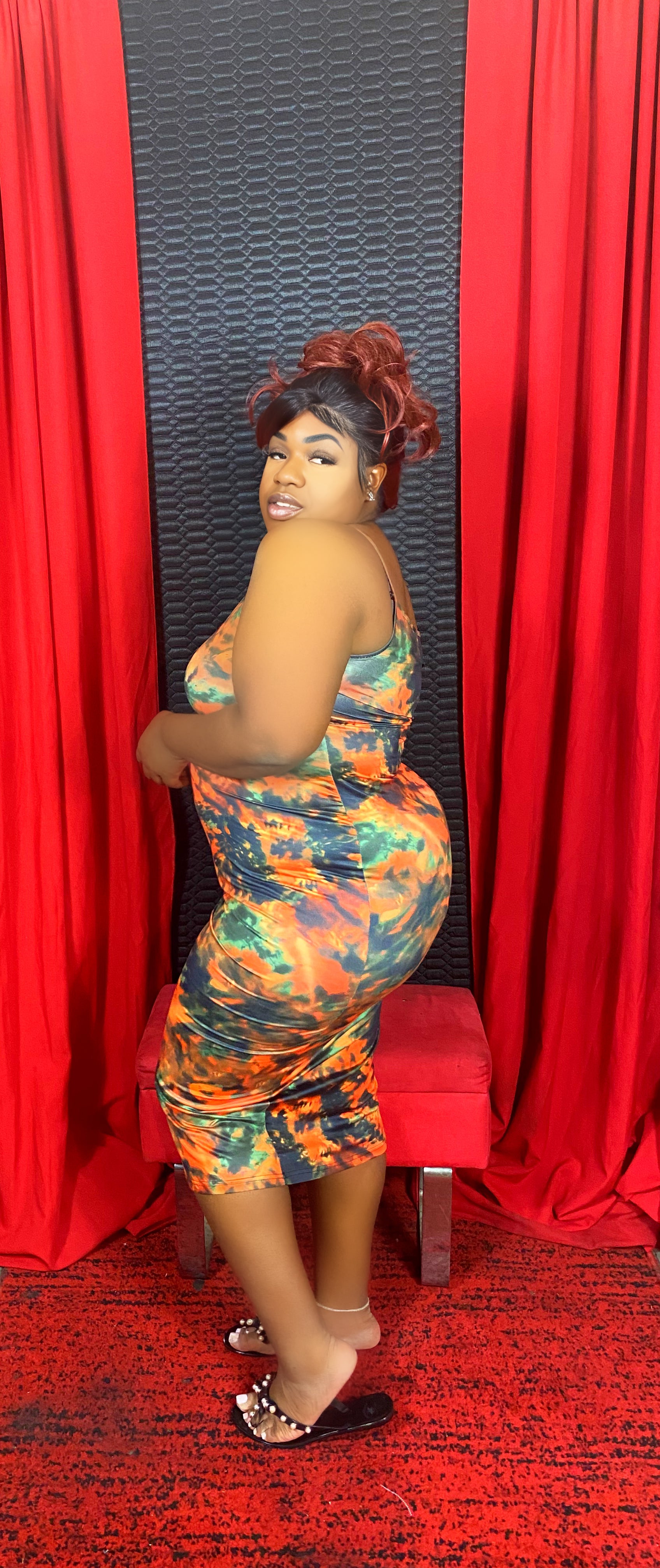 LIVING A DREAM TYE DYE DRESS