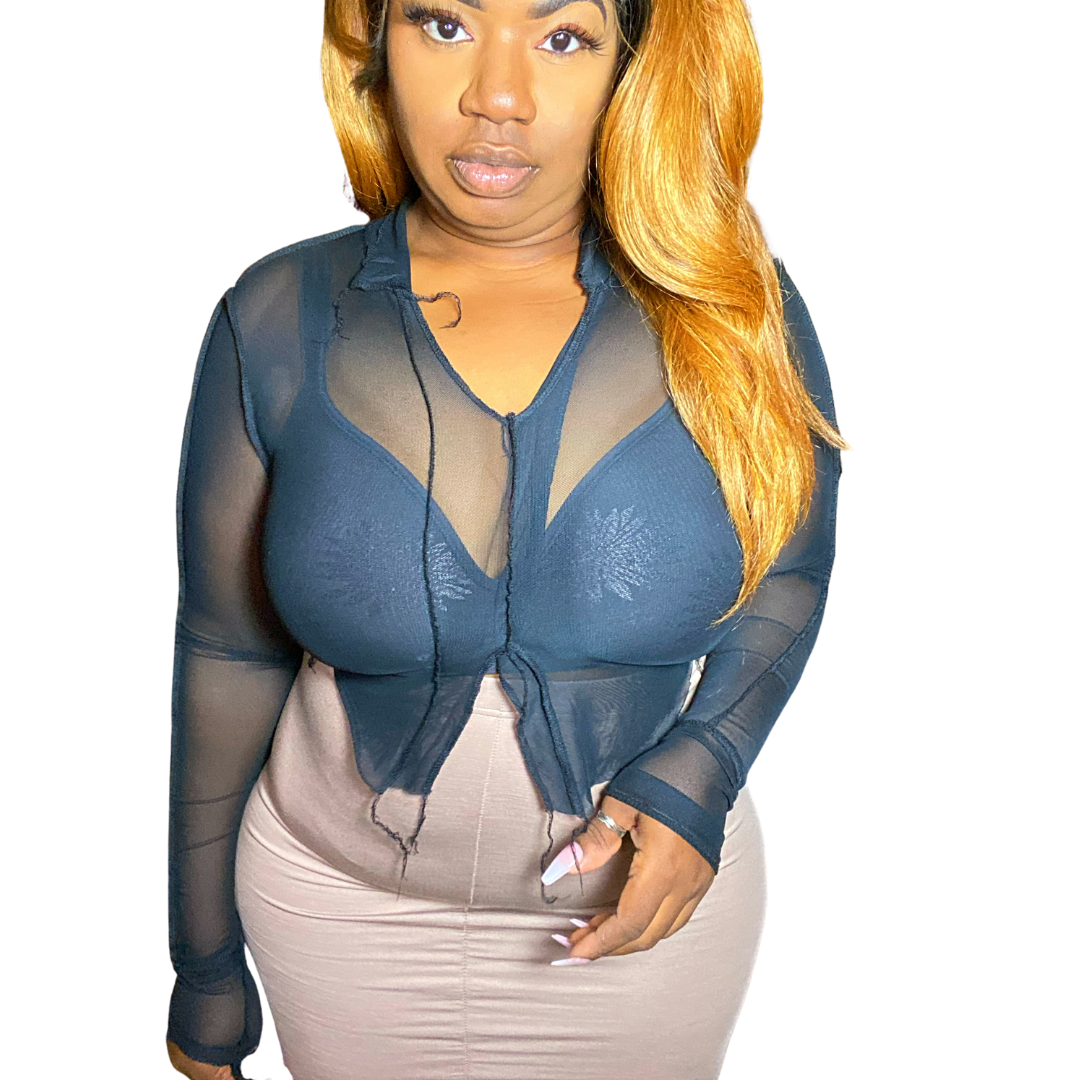 SEE THROUGH EM MESH TOP