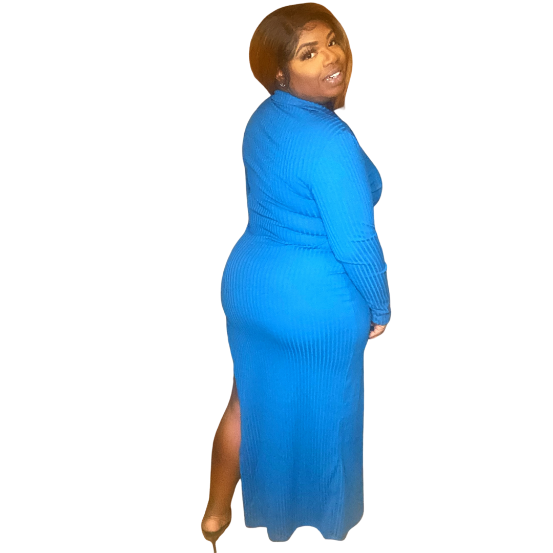 HEATHER WEATHER SLIT DRESS