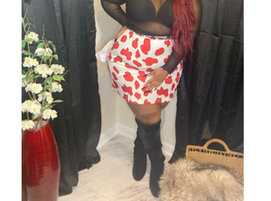 LOVE PRINTS SKIRT