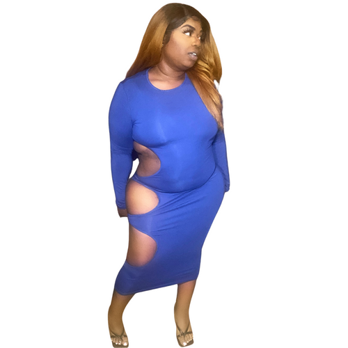 CUT IT OUT DRESS