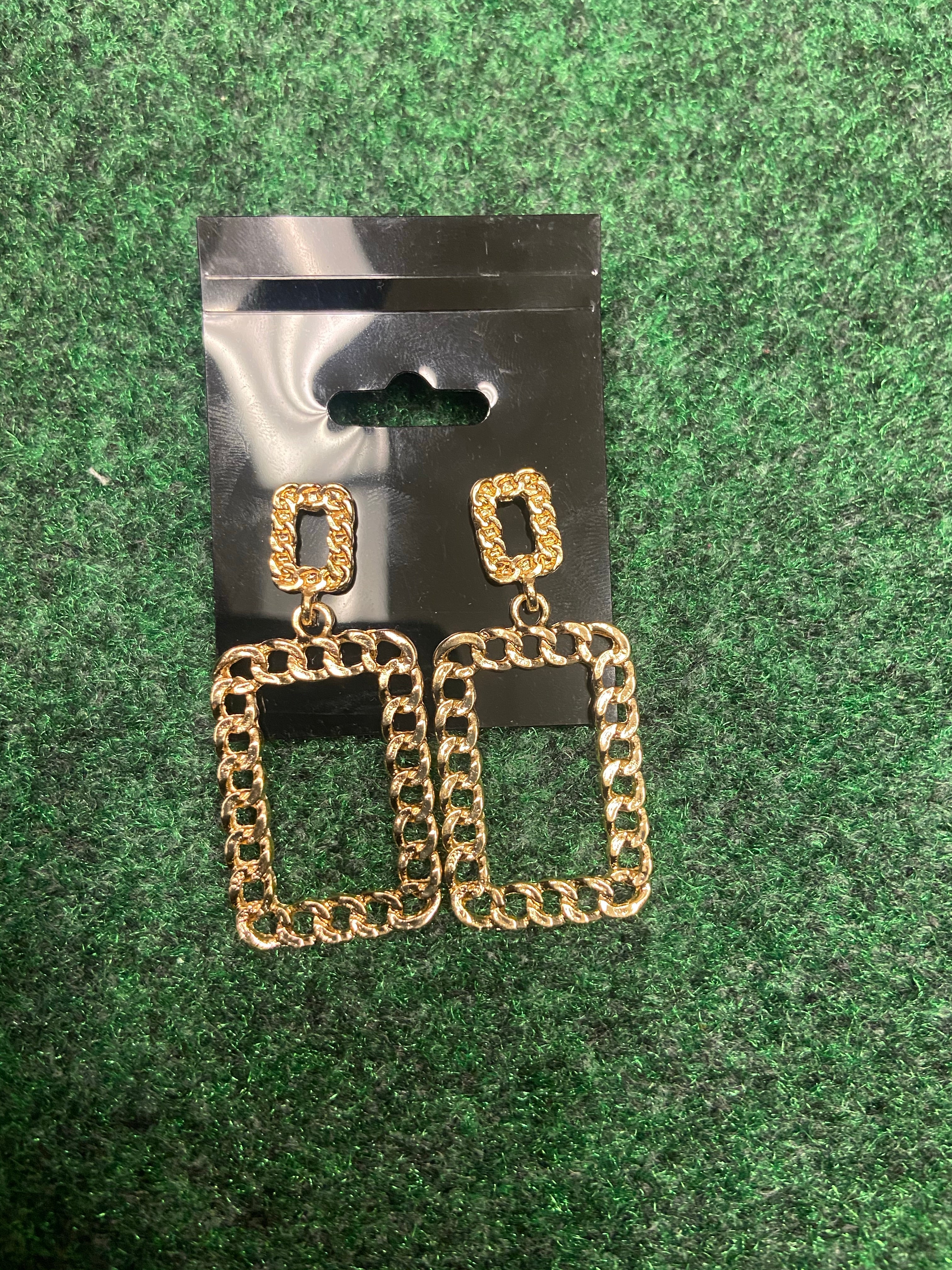 SHOWING OFF EARRINGS