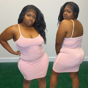 HOLD ME TIGHT DRESS (BLUSH)