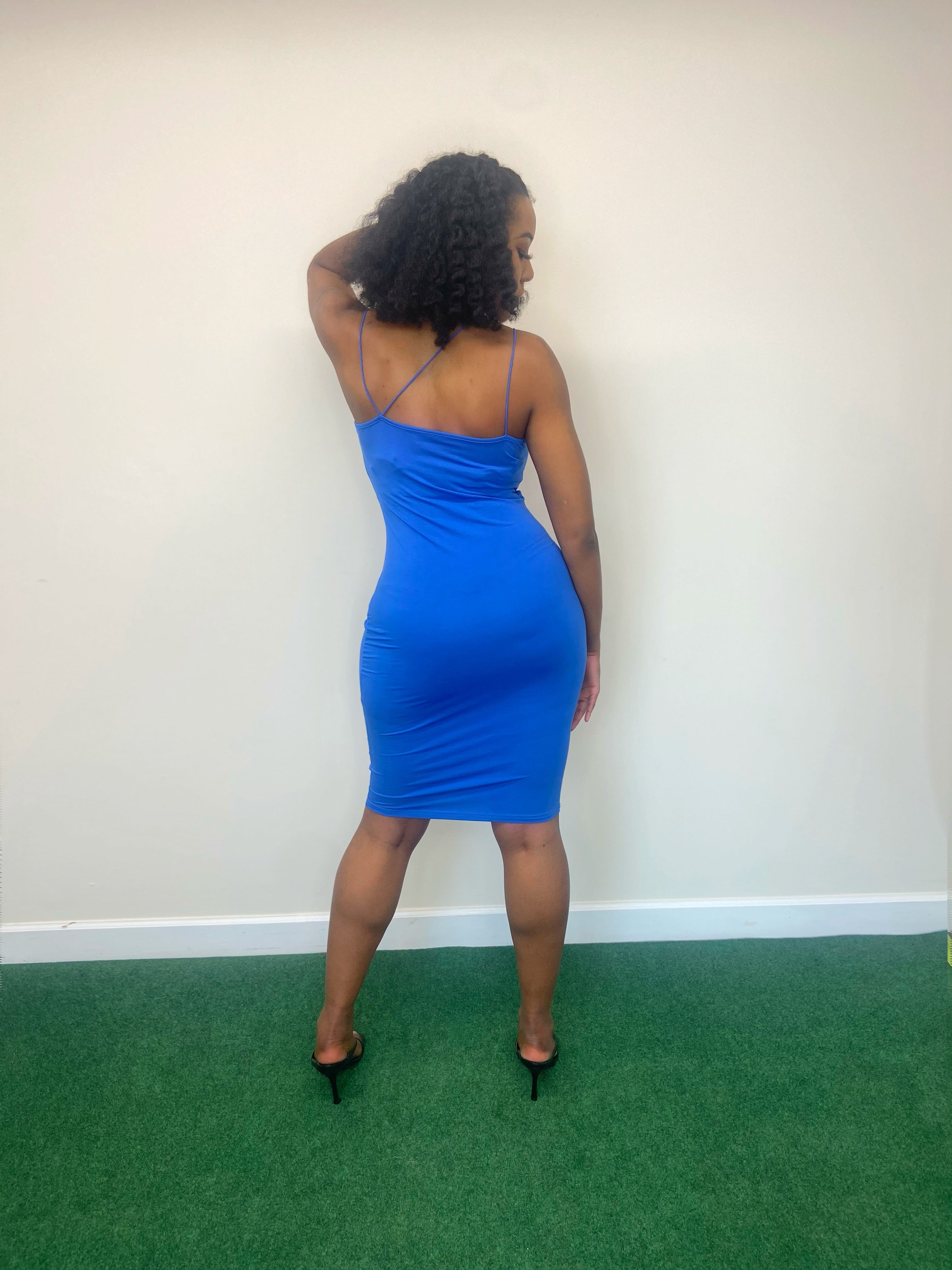 SO ICON DRESS IN BLUE