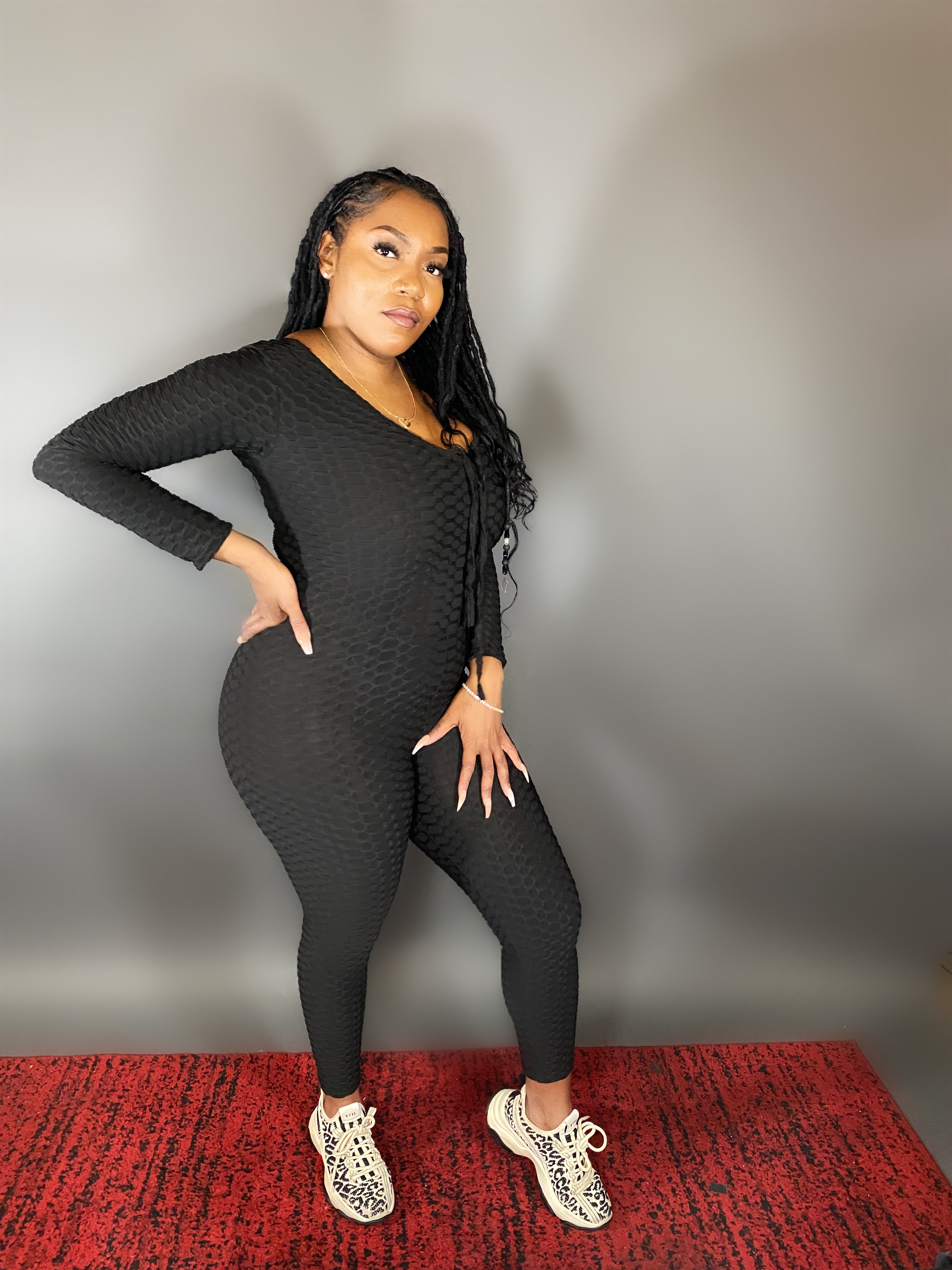 IN YOUR DREAMS JUMPSUIT BLACK