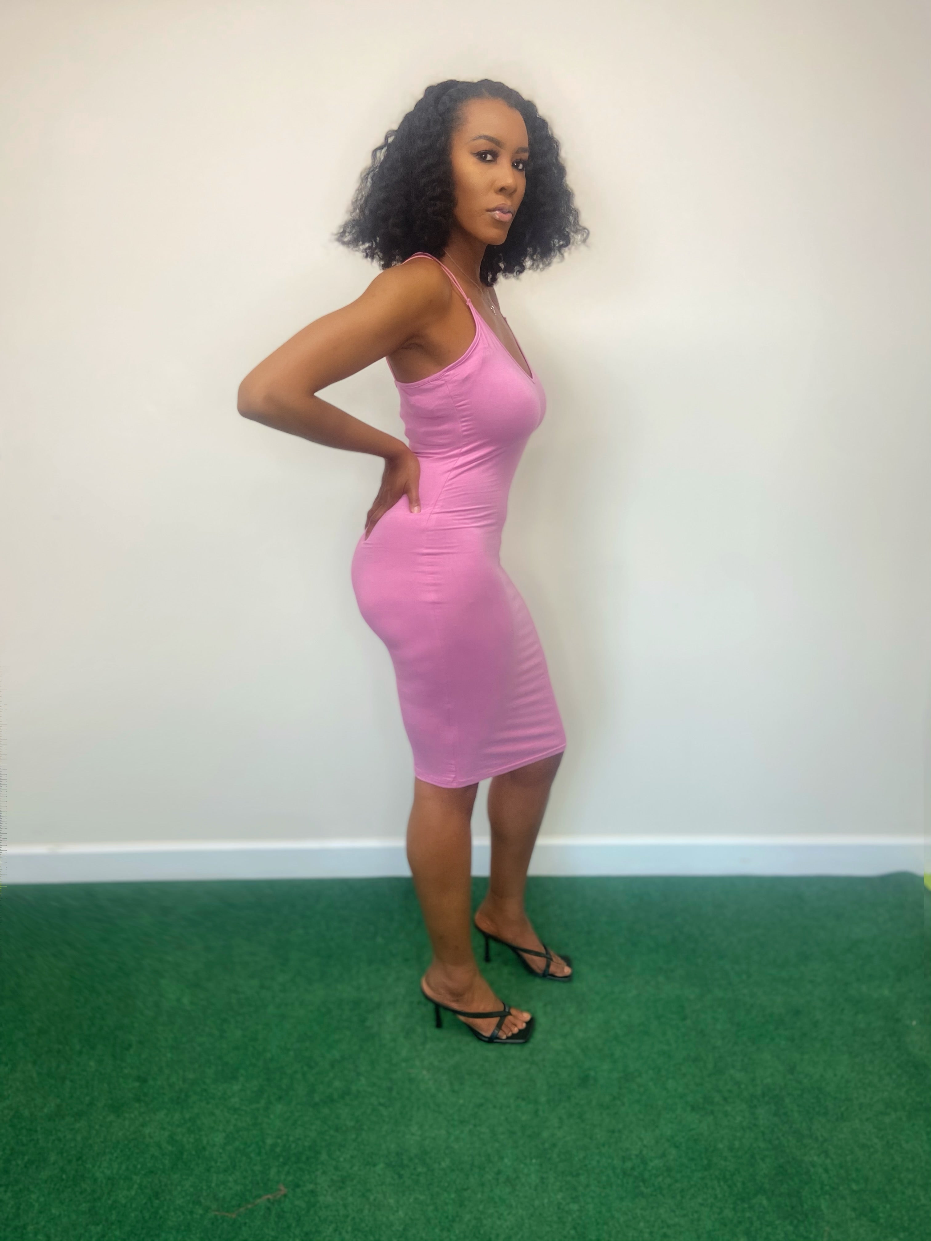 SO ICON DRESS IN PINK