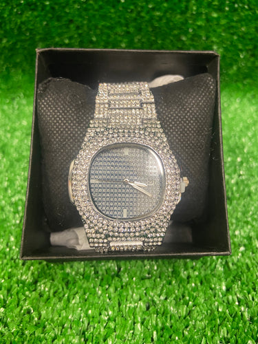 MENS SILVER DIAMONAIR WATCH