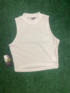BETTER TOGETHER CROP TOP  IN WHITE