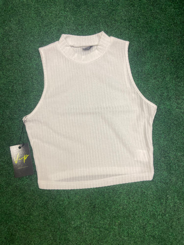 BETTER TOGETHER CROP TOP  IN WHITE