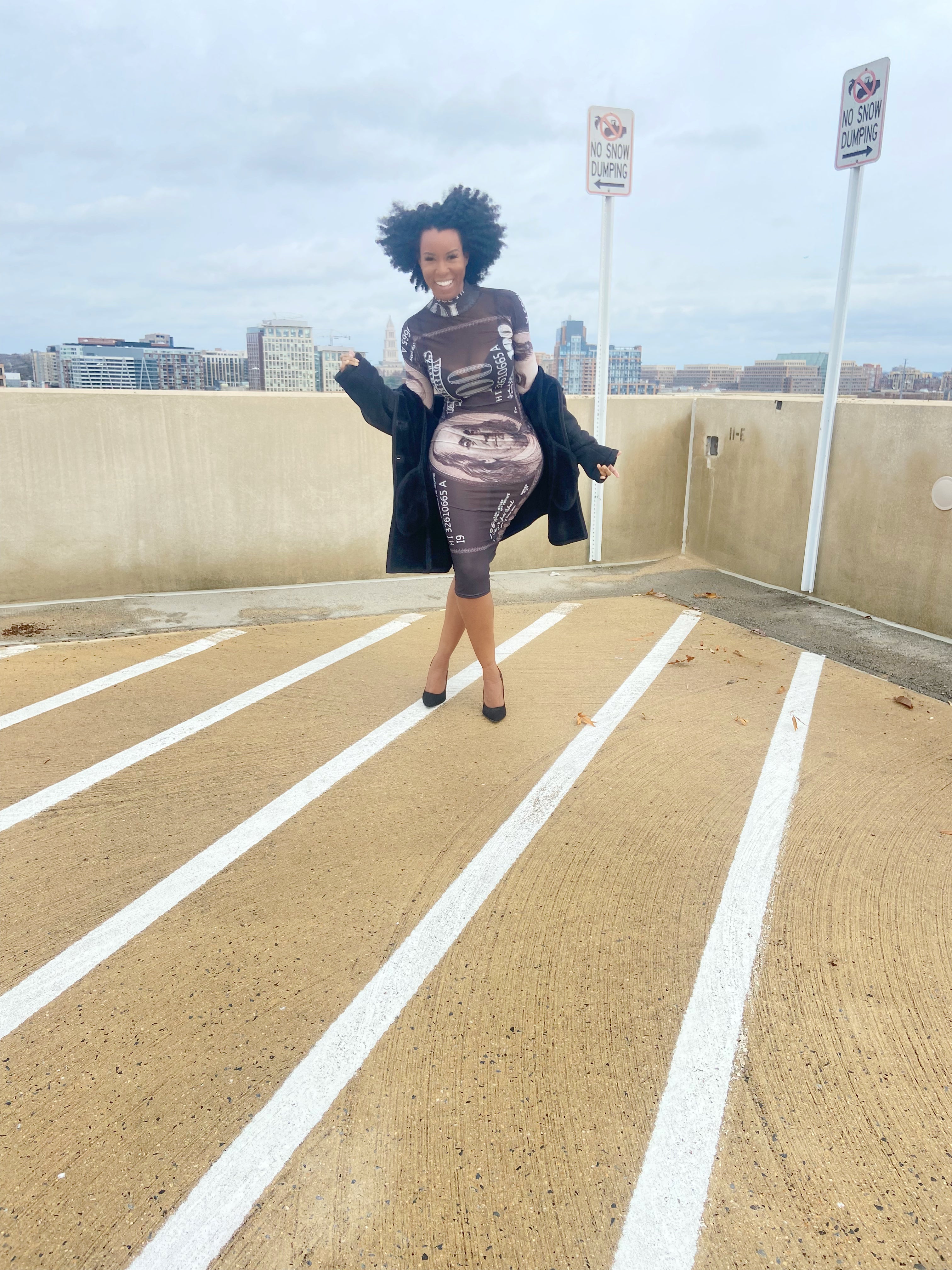 LIKE MONEY MESH DRESS